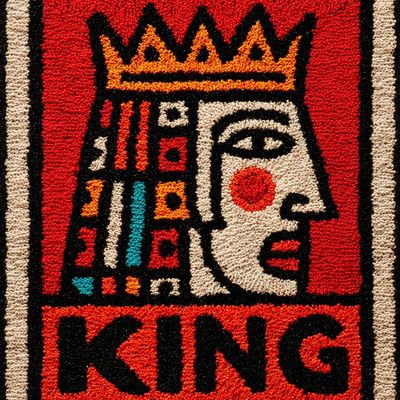 King Crown Rug rug king crown art design