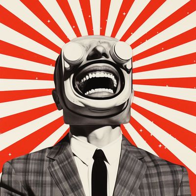 Masked Man Screaming