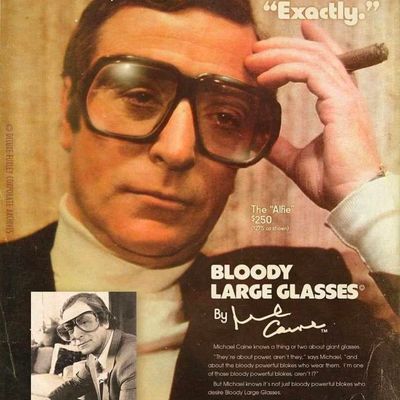 Bloody Large Glasses by Michael Caine