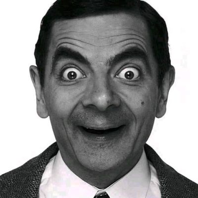 Mr. Bean's Surprised Expression