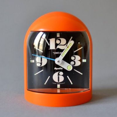 Vintage Orange Alarm Clock