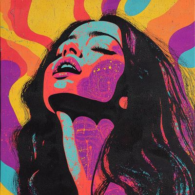 Colorful Abstract Woman