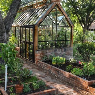 Cozy Greenhouse Garden