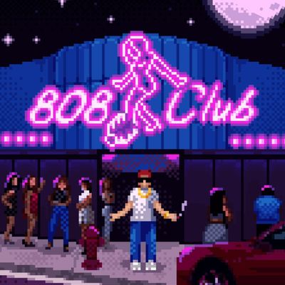 808 Club Neon Sign