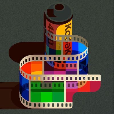 Filmstrip and Roll
