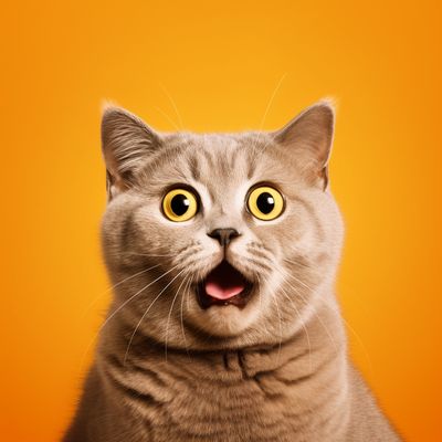 Surprised Cat