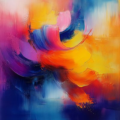 Abstract Vibrant Swirls