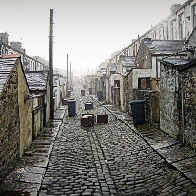 Cobblestone Alleyway