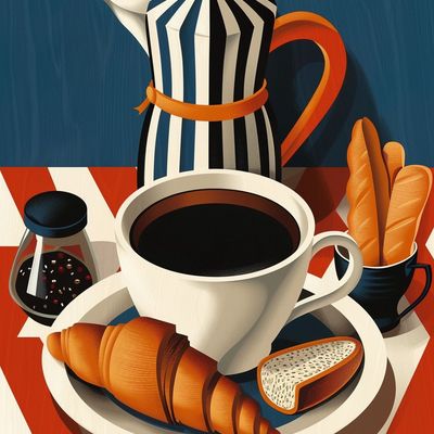 Morning Coffee and Pastries