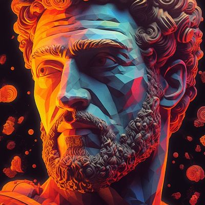 Abstract Roman Bust