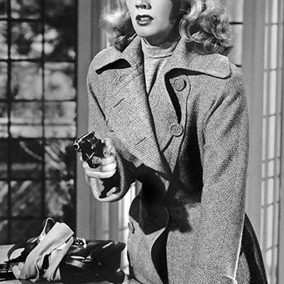 Vintage Woman with Gun