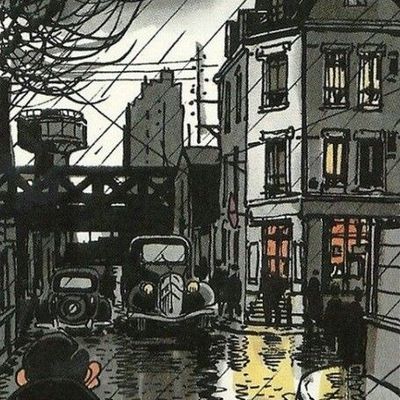 Rainy Street Scene