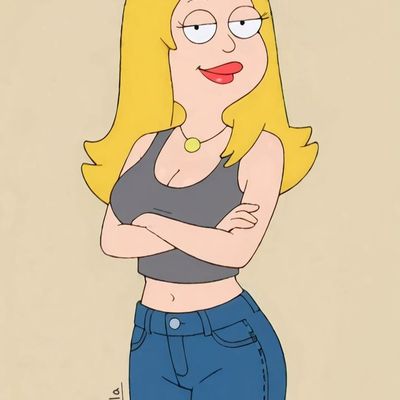 Busty Blonde Cartoon