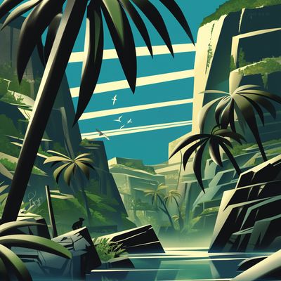 Futuristic Jungle Retreat