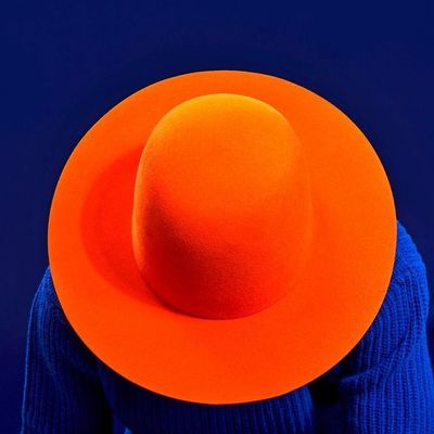 Bright Orange Hat