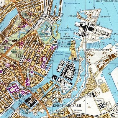 Map of Kristianshavn