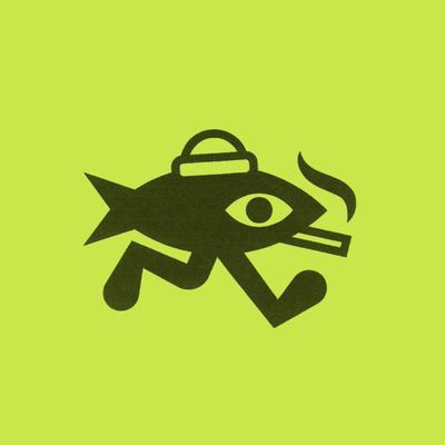Fish Running with Hat and Cigarette