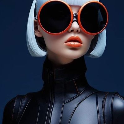 Futuristic Fashion Model