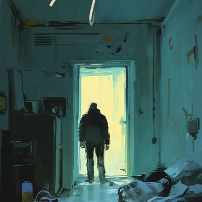 Abandoned Hospital Hallway