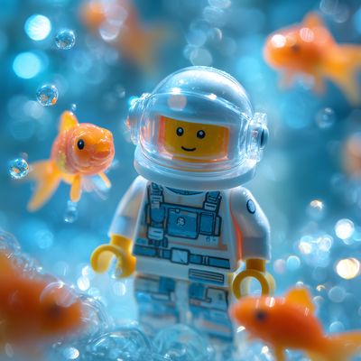 hekla figs lego minifigure in clear underwater goldfish friends 82890fd0 c822 48ef 8ce5 38ec809747e2