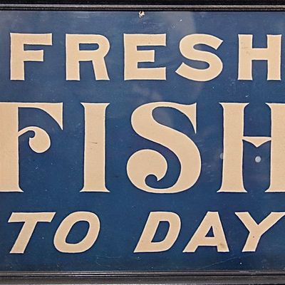 Fresh Fish Today Sign