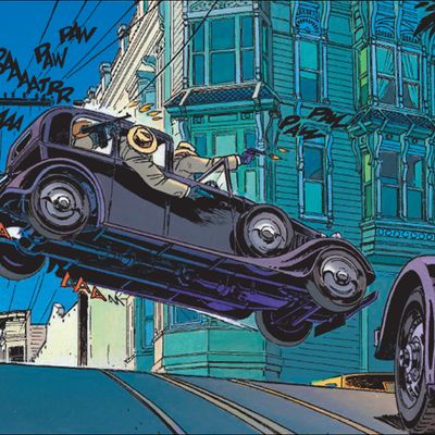 Vintage Car Jump