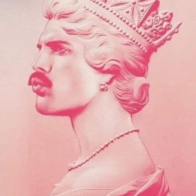 Pink Queen Statue