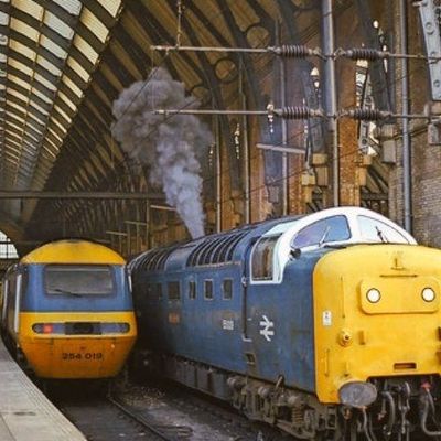 Steam Train at York Station