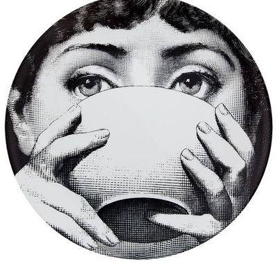 Woman Drinking from Cup