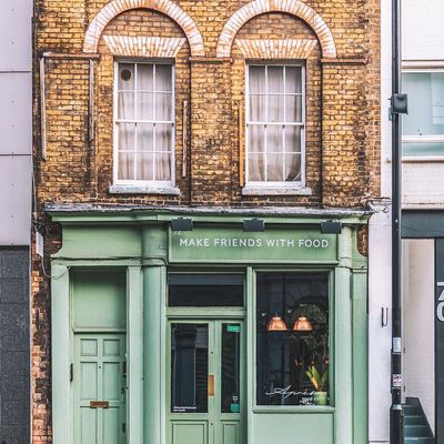Vintage Cafe Facade