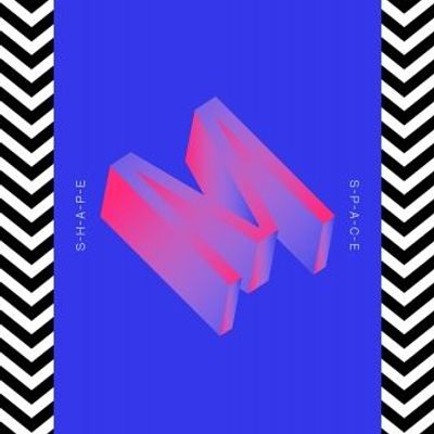 Abstract 3D Letter M