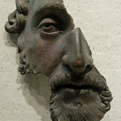 Bronze Bust of a Bearded Man
