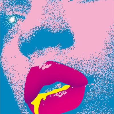 Abstract Pop Art Mouth