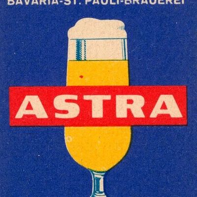Astra Beer Label