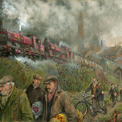 Steam Train Arrival