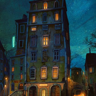 Enchanted Night in the Old Town