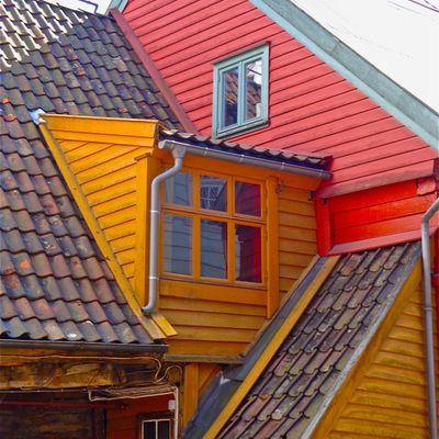 Colorful Norwegian Rooftops