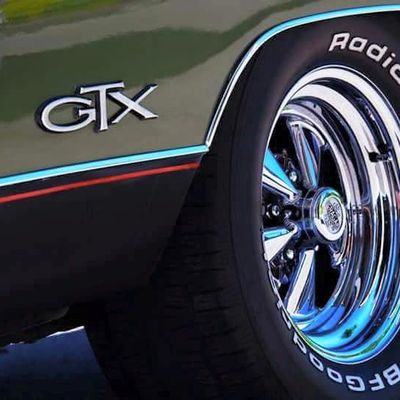 GTX Muscle Car Wheel Detail