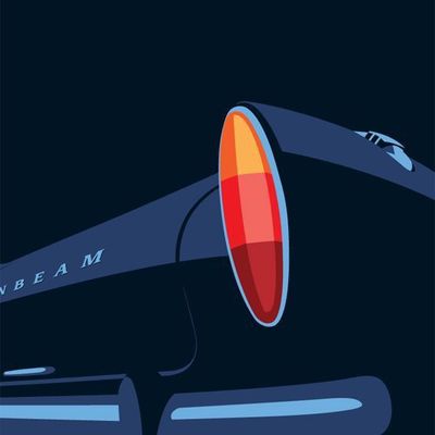 Giant Beam Toy beam toy futuristic red dark