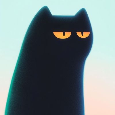 Mysterious Black Cat