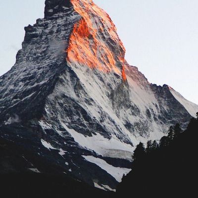Sunlit Matterhorn Peak