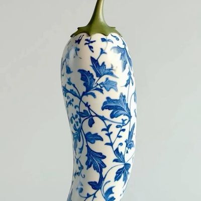 Blue and White Porcelain Gourd