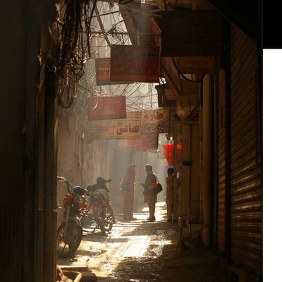 Sunlit Alleyway