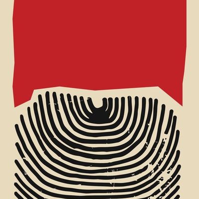 Abstract Fingerprint Art