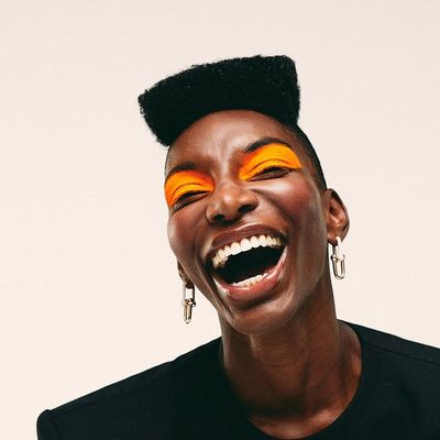 Brightly Eyed Smiling Woman