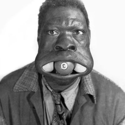 Giant Billiard Ball Mouth