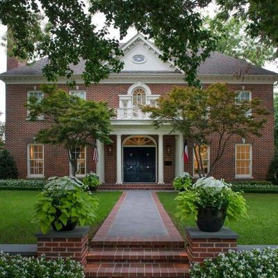 Elegant Brick Mansion with Formal Entrance