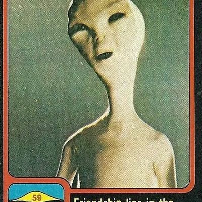 Alien Friendship Card