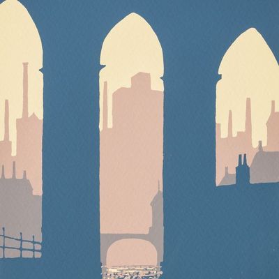 Silhouetted Cityscape