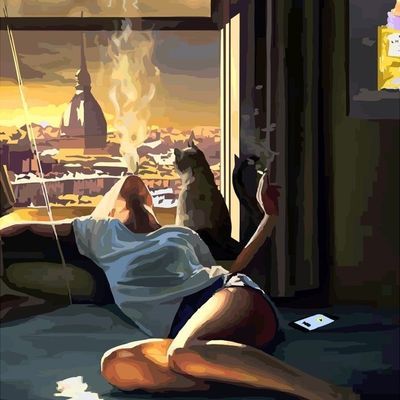 Relaxing Sunset View
